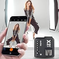 Vista 6 de Godox X2T-S Wireless Flash Trigger Compatible with Sony Camera Bluetooth Connection APP Control 1/8000s HSS Transmitter for Godox V1S TT685S TT350S