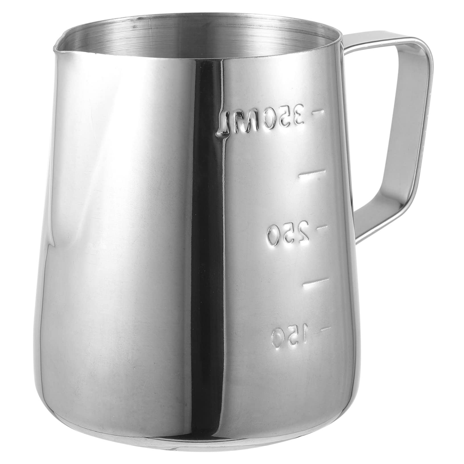 CIYODO Stainless Steel Milk Frothing Pitcher Cup with Scale Espresso Steaming Tool for Yogurt and Juice Stylish Design for Home and Lovers