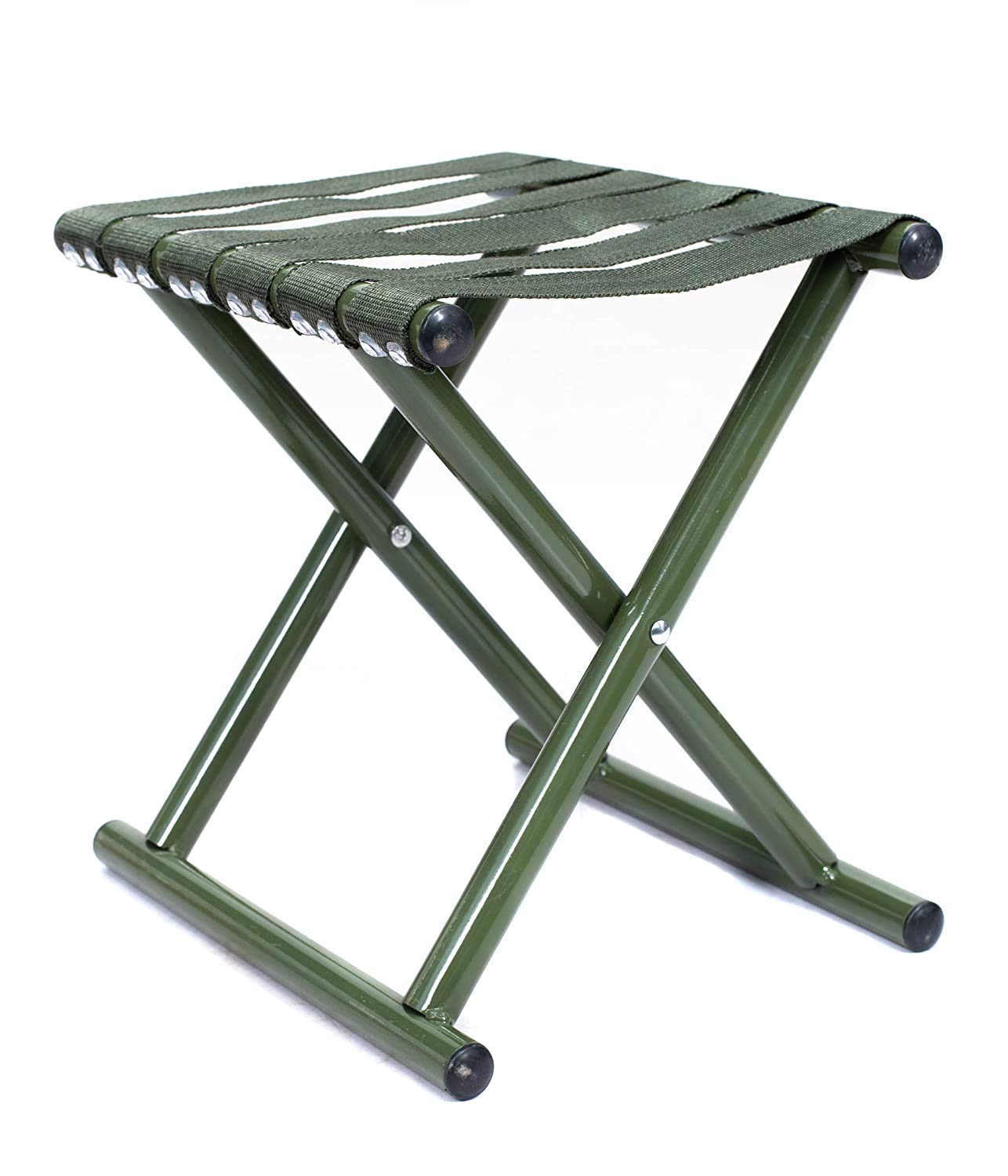 VIDISA Heavy Duty Outdoor Portable Folding Stool Hold Up to 100 Kg, 31 X 32 X 24 cm, Green (Polyester , Metal) (B09FPJCTFM) Amazon Price History, Amazon Price Tracker