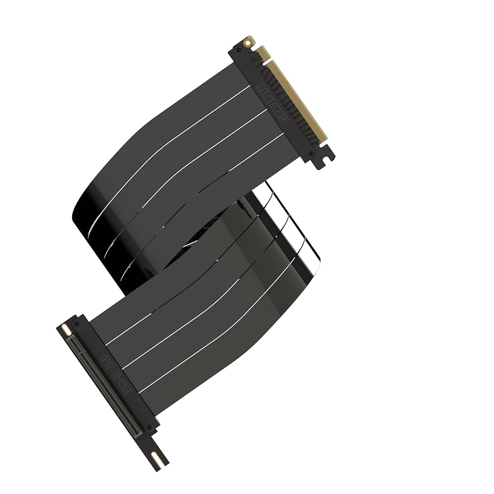 LINK UP ライザーケーブル pcie5.0対応 Amazon.co.jp: LINKUP - AVA5 PCIE 5.0 ライザーケーブル