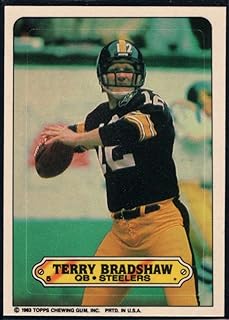Football NFL 1983 Topps Stickers #5 Terry Bradshaw Steelers