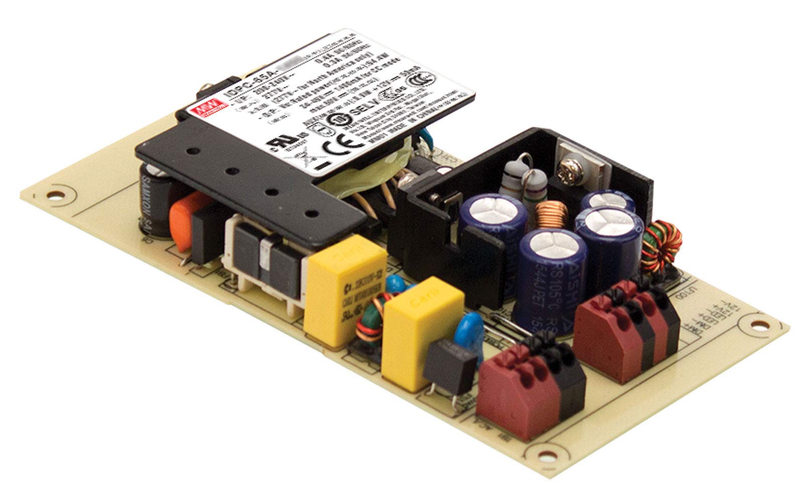MEAN WELL IDPC-65A-1050 pilote LED à cadre ouvert 65W alimentant vos éclairages