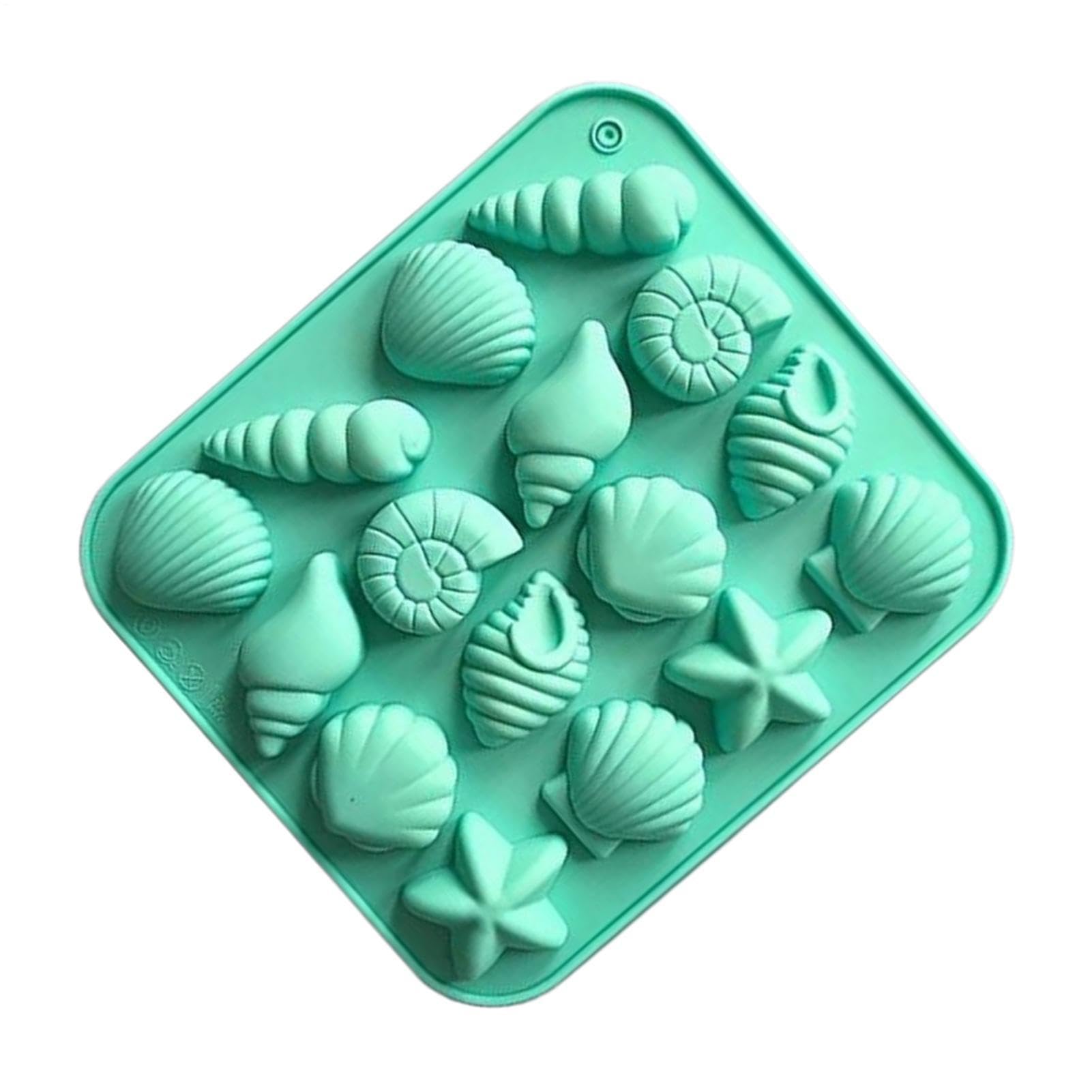 Molde de chocolate con 16 cavidades, reutilizable, fácil de liberar