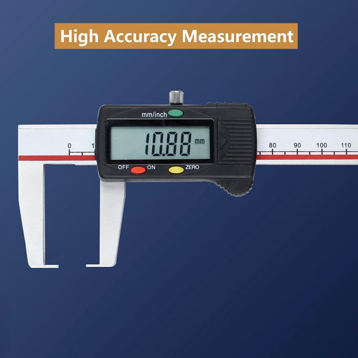 Calibrador Digital Acero Inoxidable con LCD, Puntas, 300mm/12", 300mm/12"