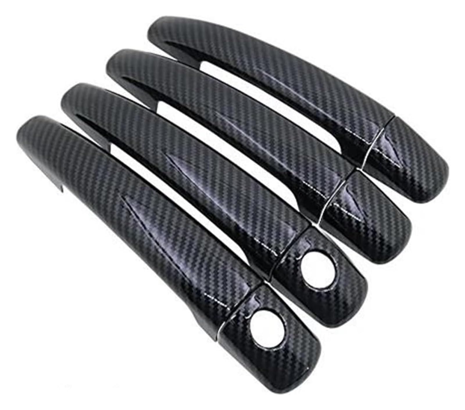 Qwqthgs One Color Car Exterior Door Handle Cap For Berlingo Mk2 2009-2018 Car Door Handle Cover Exterior Sticker(4Handle 2 Keyhole)