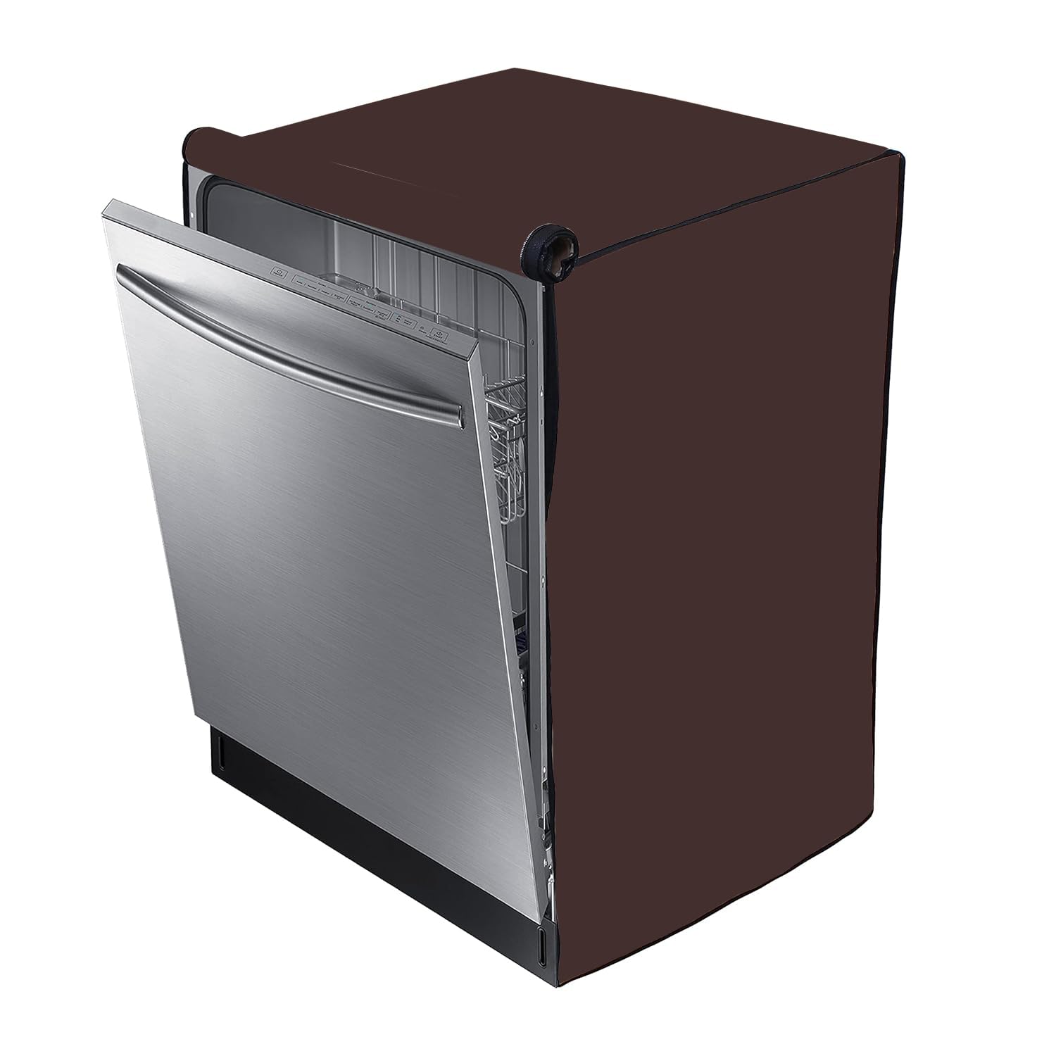 Dream Fashion Storage/Appliance Covers Waterproof & Dustproof Dishwasher Cover Suitable for IFB LG Compatible for Voltas Samsung Midea- Coffee