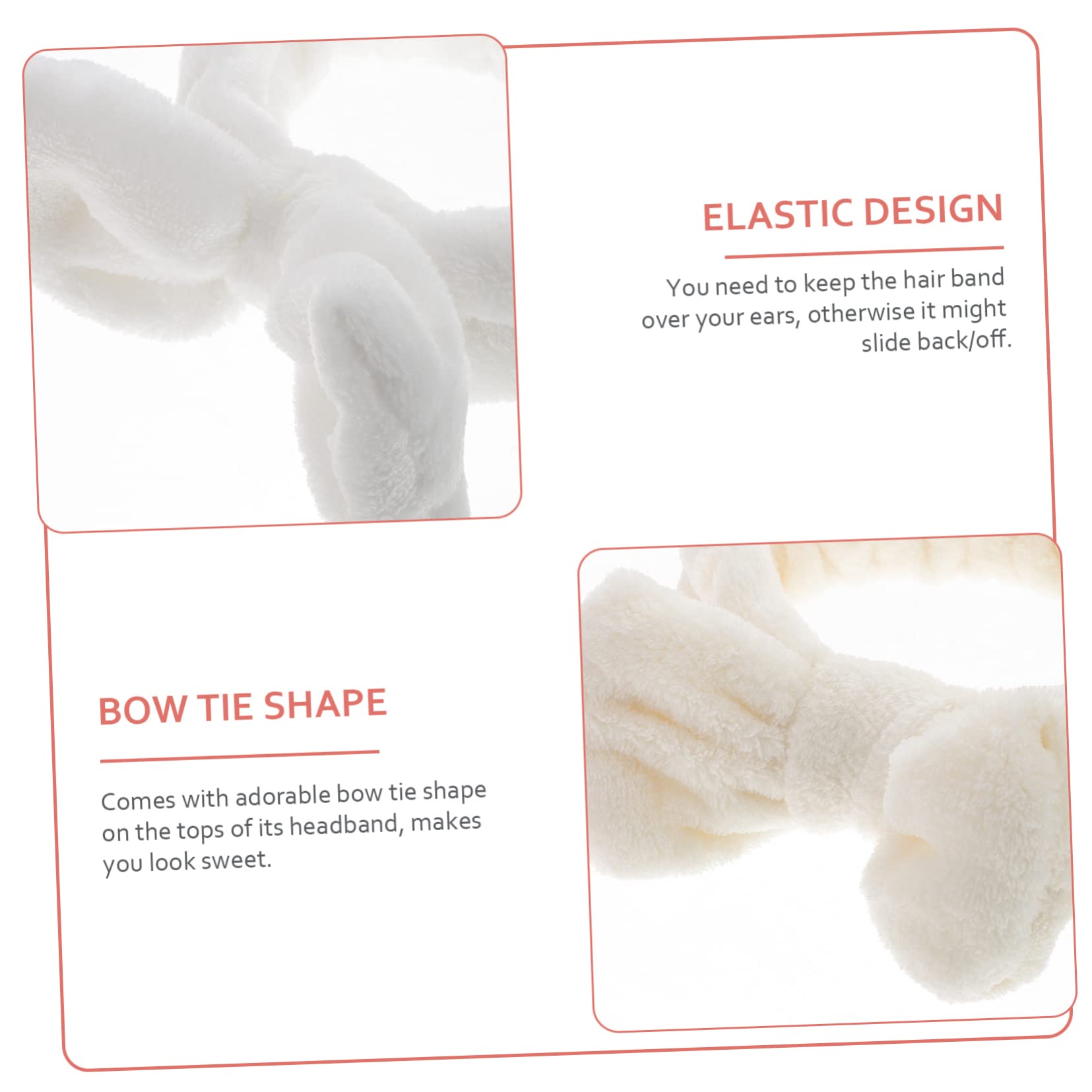 Ipetboom 9pezzi Fasce Per Fleece Elastici Per Makeup Spa e Rosa Accessori Cosmetici Per e Ragazze