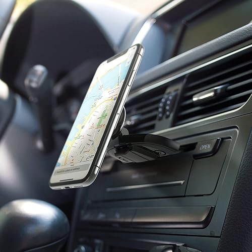 Miniatura 6 de iOttie iTap 2 Soporte magnético para automóvil con ranura para CD para Samsung Galaxy S22, Google Pixel 7, Motorola Moto G, OnePlus 10, Sony Xperia