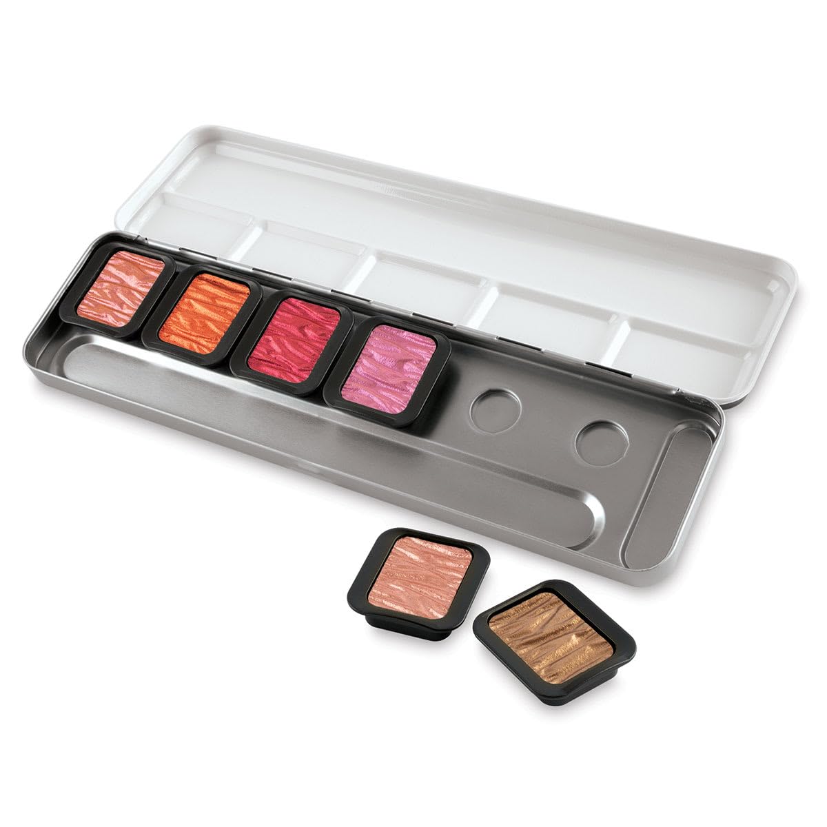 Finetec Mica Watercolor Pearlescent Paint, Warm Set (F0603)
