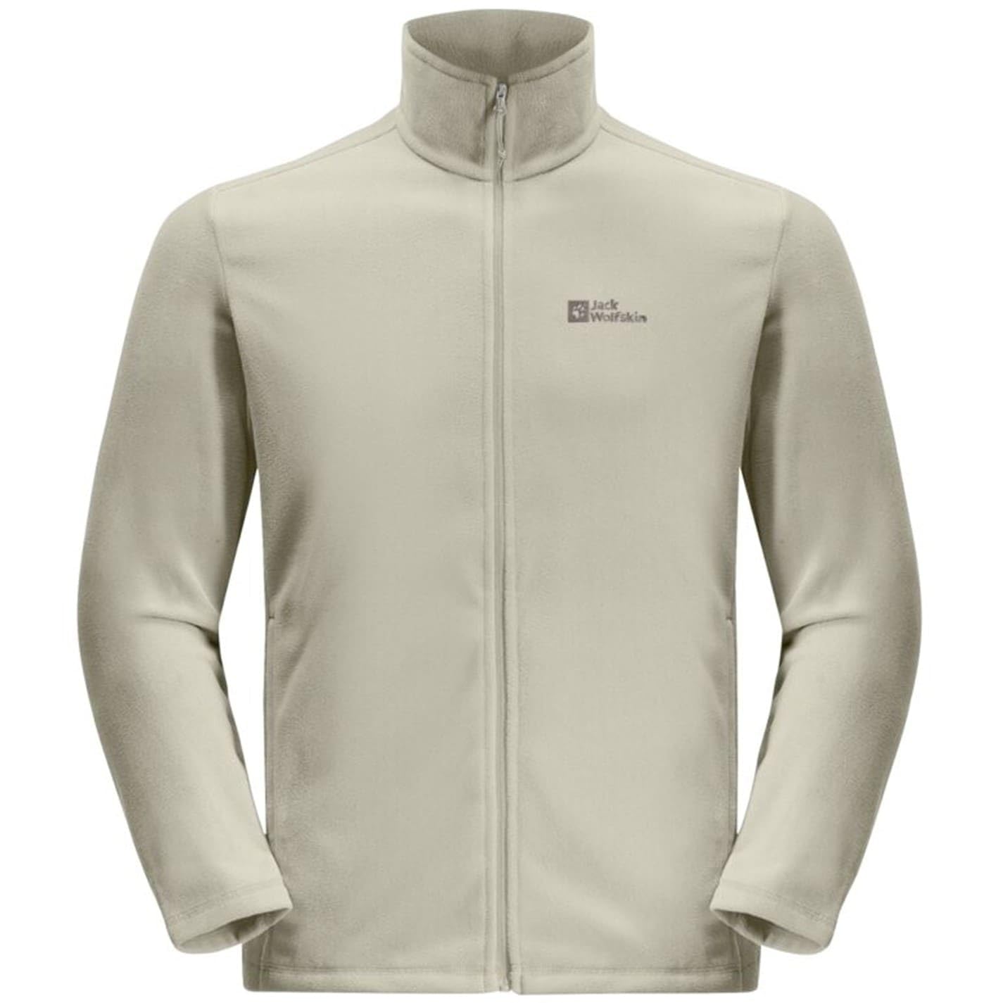 Jack Wolfskin Men's Beige Jw Taunus Full-Zip Fleece in Size L, Sports Direct