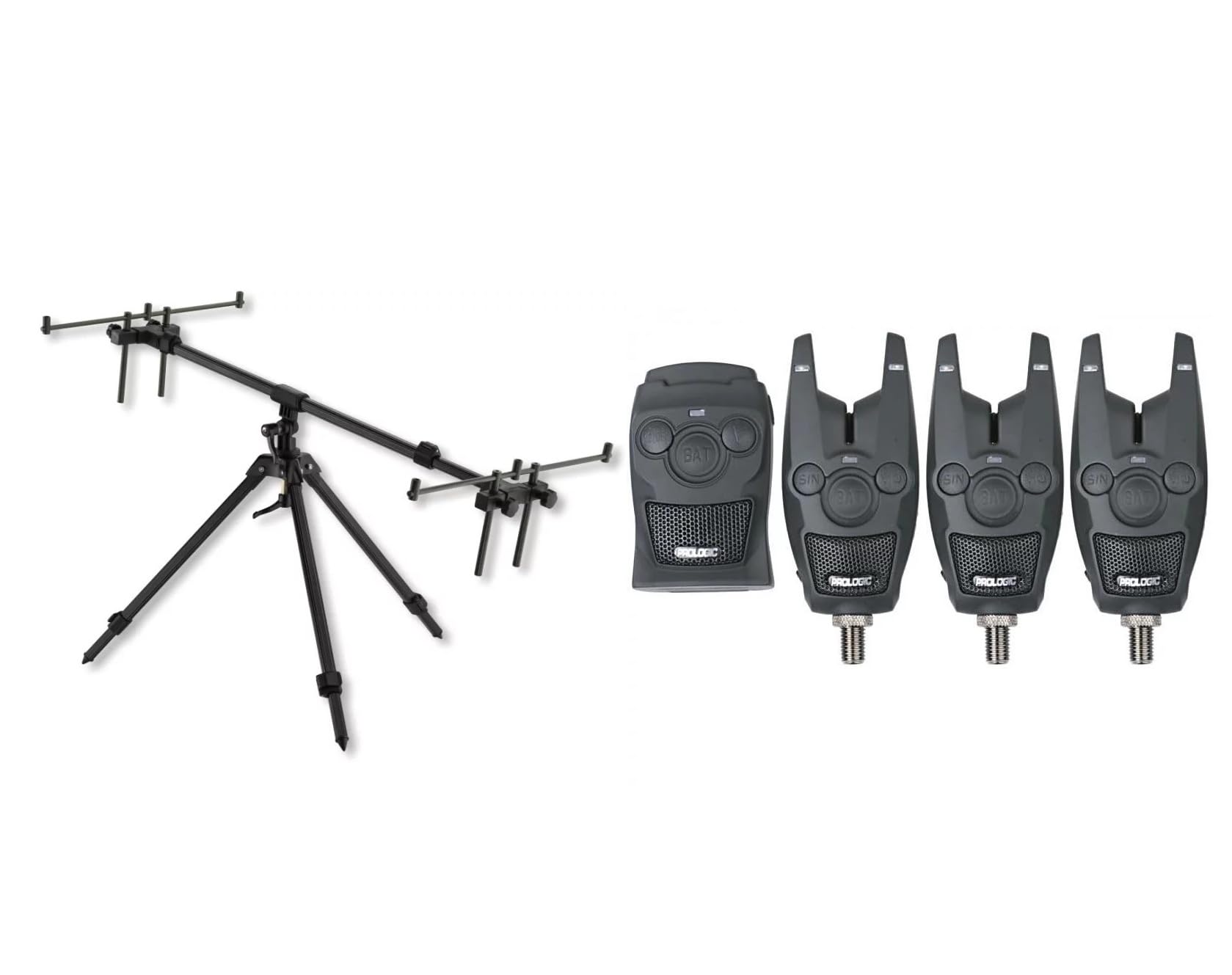 A&M Angelsport Rod Pod Set inkl. Bissanzeiger 3+1