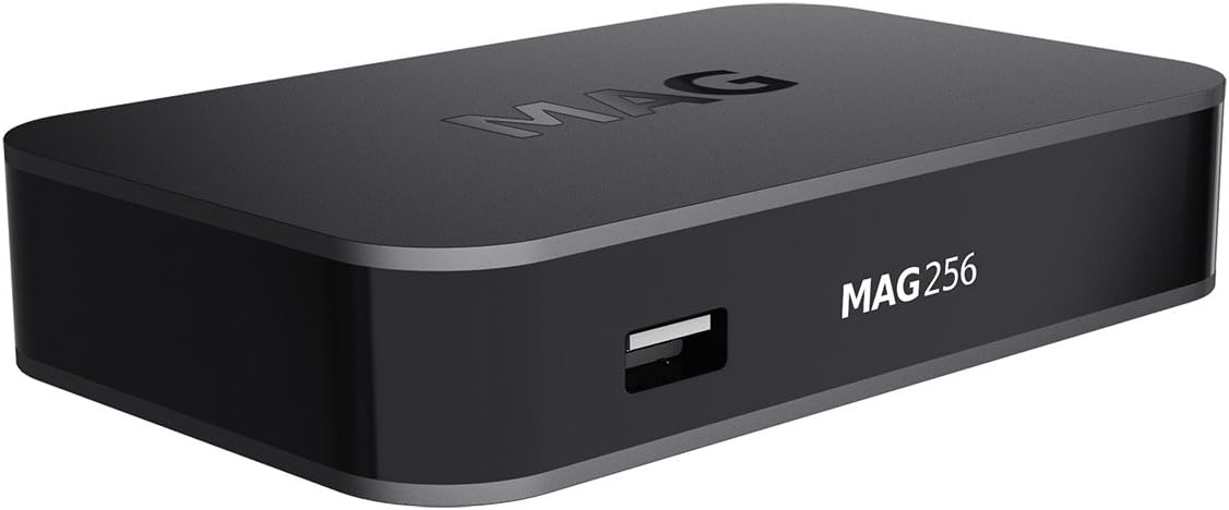 MAG 256 Latest Original Linux IPTV/OTT Box - Fast Processor, faster than MAG 254-Genuine Original Box From Infomir With Wi-Fi Dongle