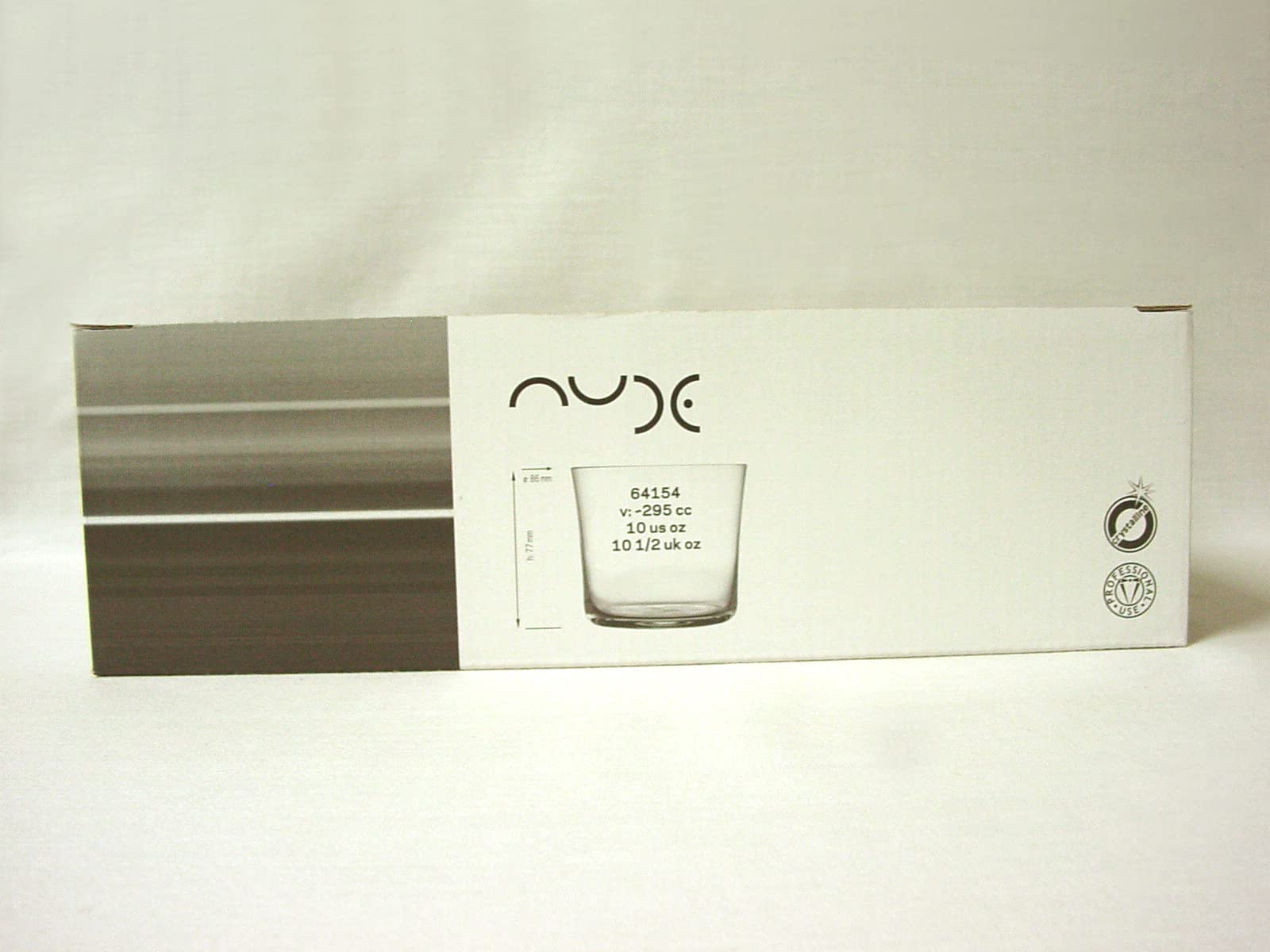 Utopia Nude Savage Lowball - Bicchieri da 290 ml, confezione da 6