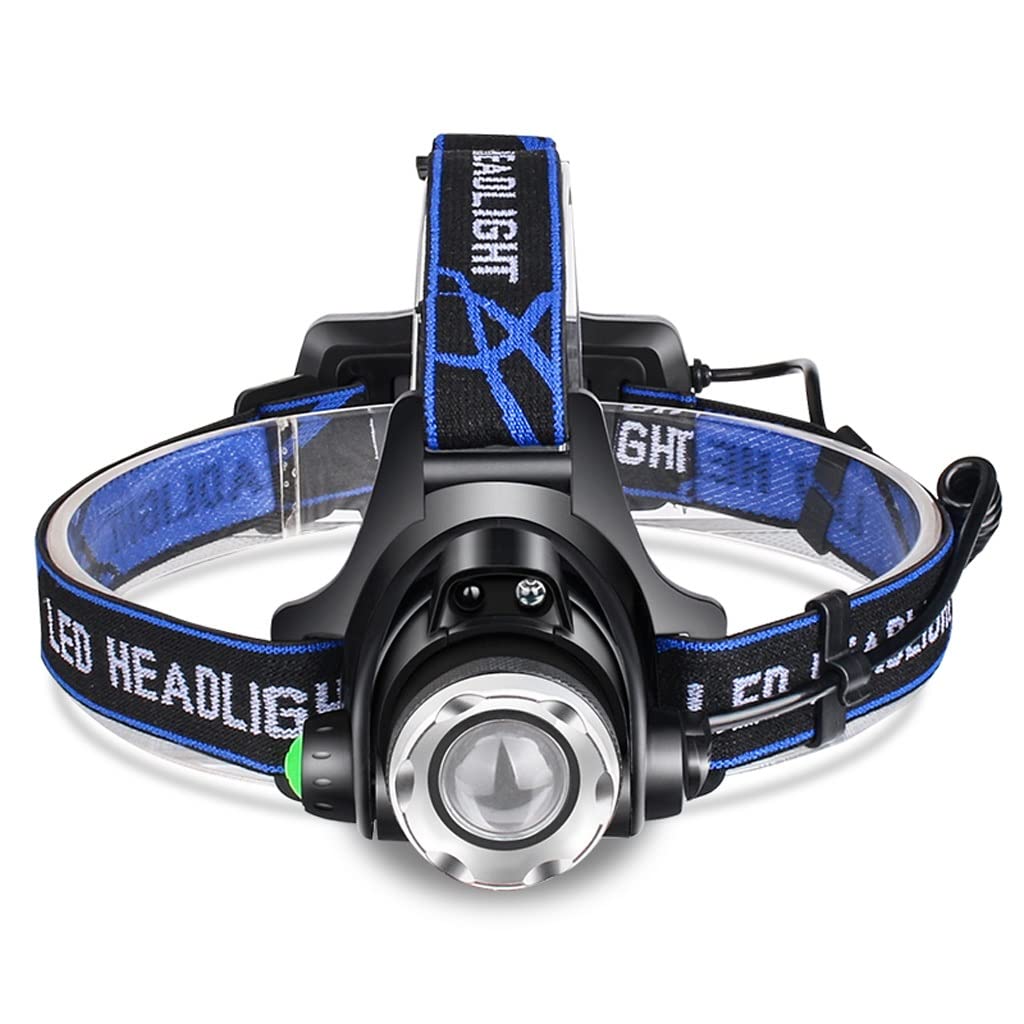 OYYMTE Headlamp Strong Light Rechargeable Head-Mounted Outdoor Flashlight Night Fishing Long Life LED Miner's Lamp Headlamp
