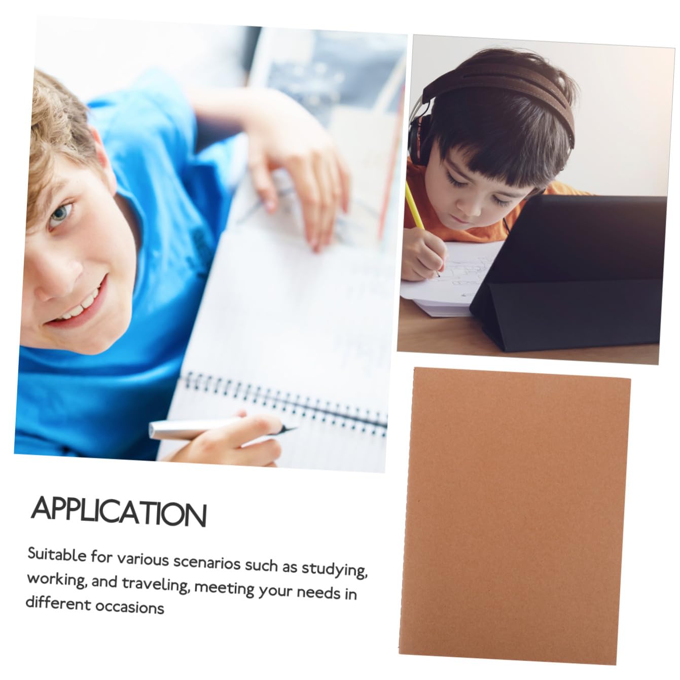 Quaderno per Disegno A4 5 Pezzi 36 Fogli, Carta Bianca | Blank Design, Versatile White Pages, Back To School Party, Working e Drawing