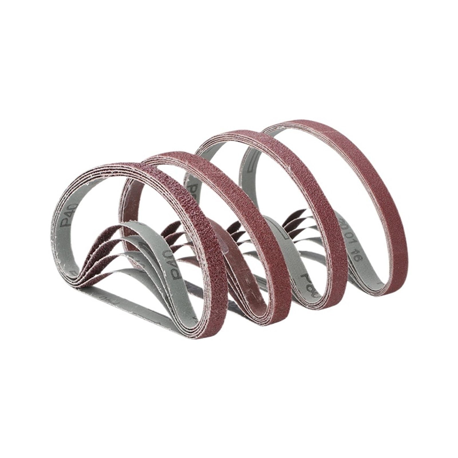 Taśma szlifierska, Taśmy szlifierskie 204PC57x13mm Ziarnistość 40-120 Do szlifierki kątowej do drewna i metalu