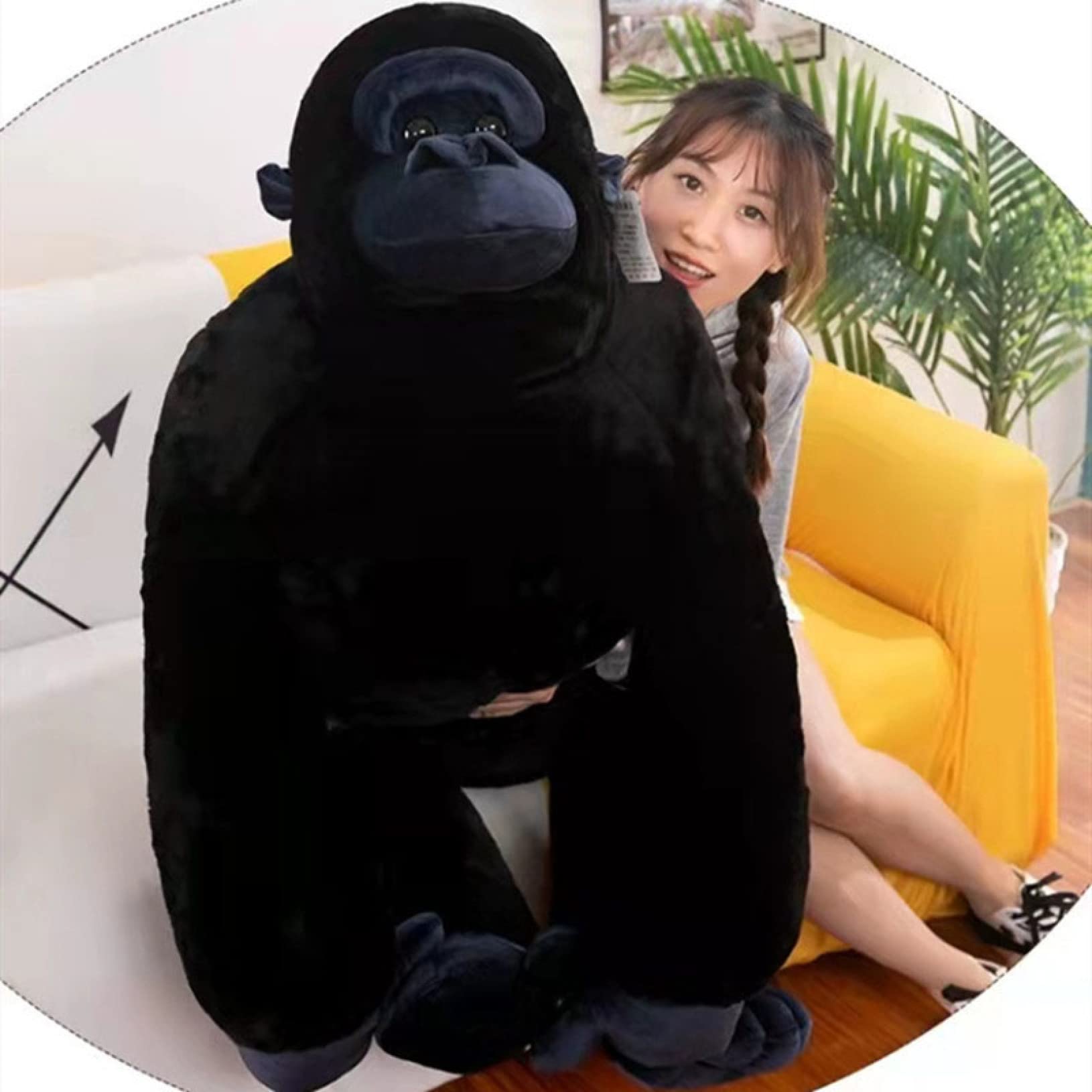 Amazon.co.jp: [ハウスXIN] ゴリラぬいぐるみ 動物玩具 大 抱き枕 25cm