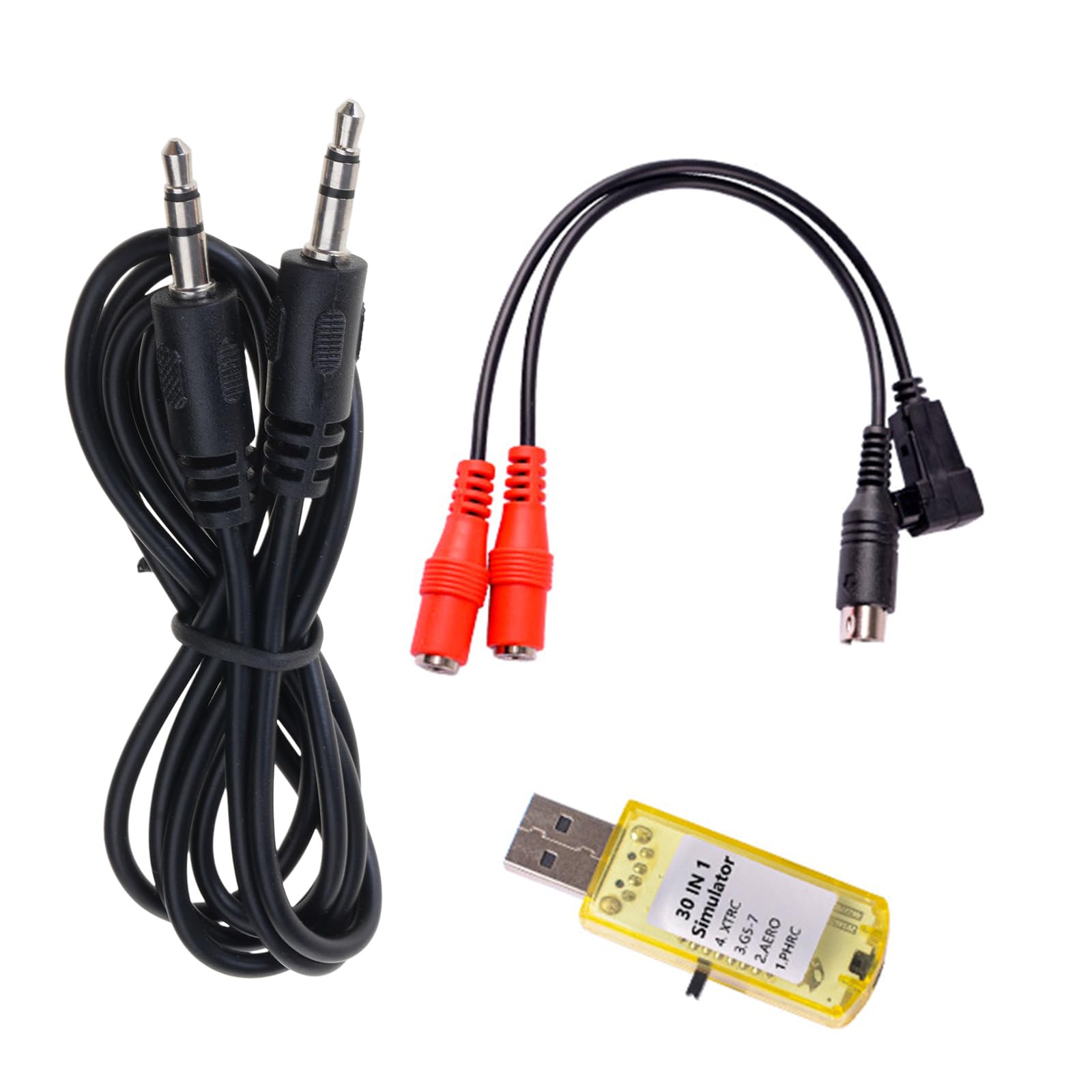 Herramienta de simulación de vuelo USB 30 en 1 con control remoto para drones de ala fija y FPV con dinámica precisa