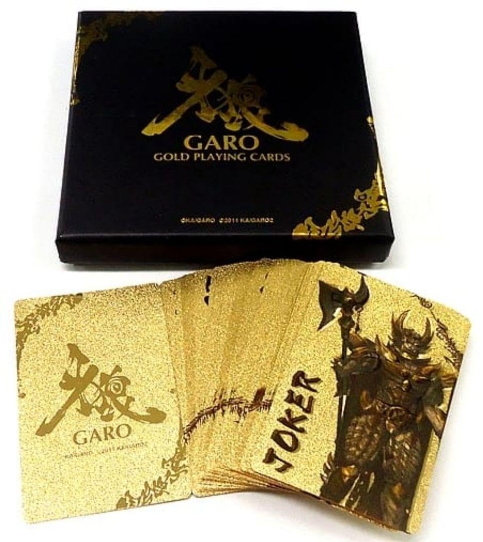 Amazon.co.jp: GARO Gold Plastic Playing Cards : Toys & Games