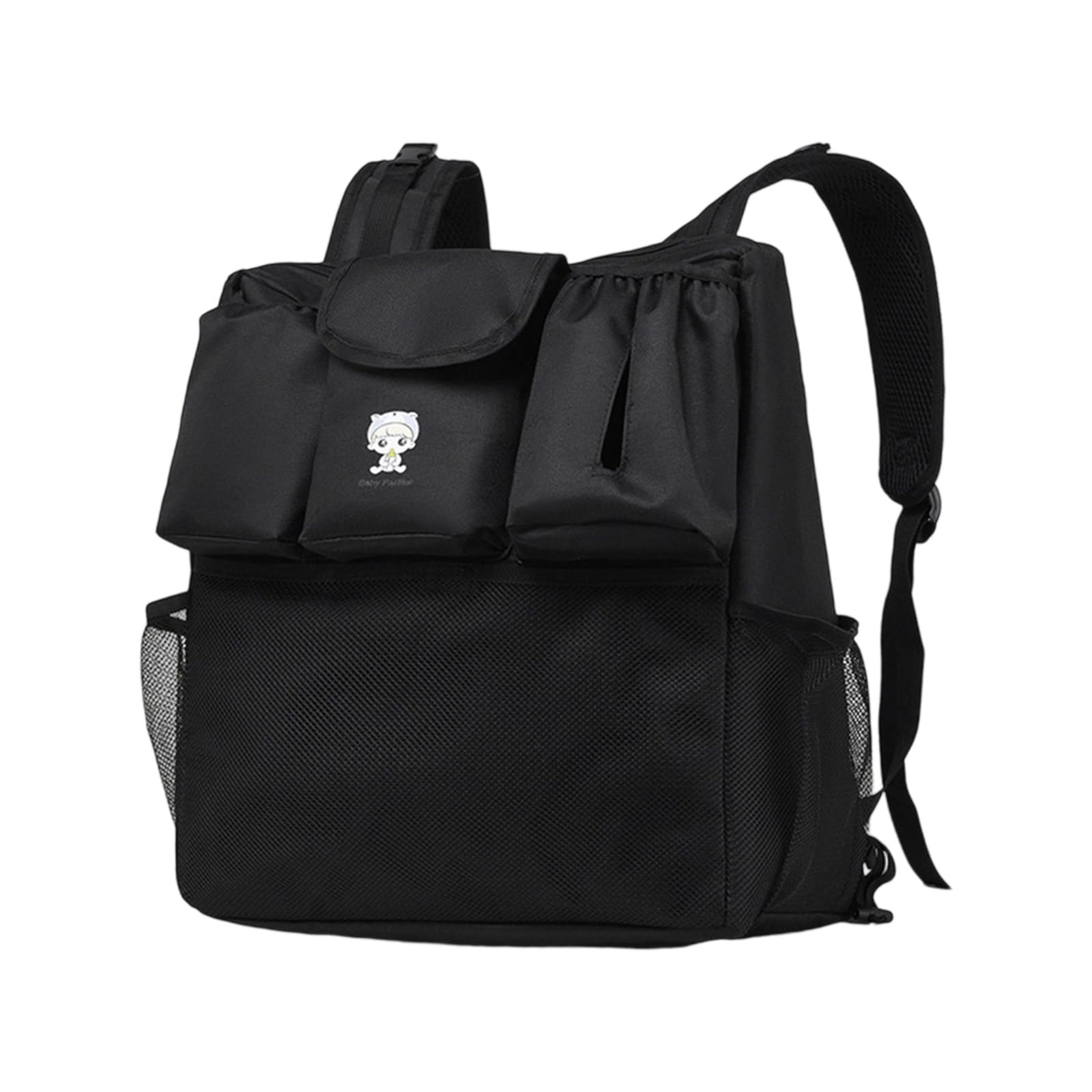 Borsa ergonomica da appendere al passeggino, per pannolini, salviette umidificate, bottiglie, in pratico tessuto impermeabile