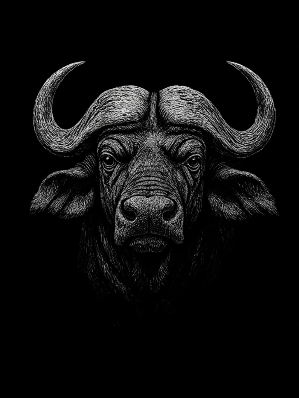 Display Book haut de gamme mat The Buffalo aux pages blanches épurées