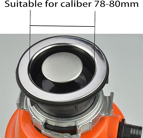 Miniatura 3 de Raspador de basura de 3.07 a 3.15 pulgadas, herramienta de trituración, colador de desechos de basura, raspador de alimentos, tapóncolador con