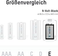 Vista 2 de Ansmann Baterías recargables de 9V 300 mah