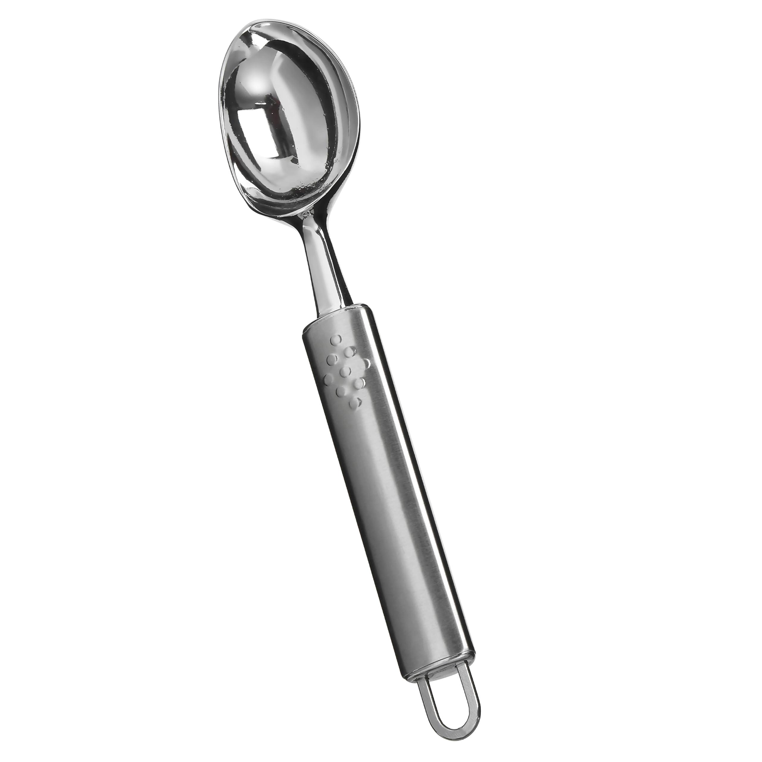 Premier Housewares Ice Cream Scoop / Stainless Steel Icecream Scooper / Silver Scoop With Trigger / Ice Cream Scoops 21.21 x 7.59 x 2.01