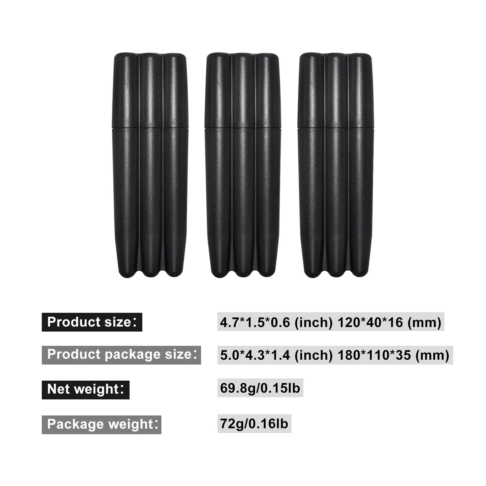 King Size Pre Roll Holder - 3 Rolls Case -3 King Size Pre Roll Holder - 3 Rolls Case -3