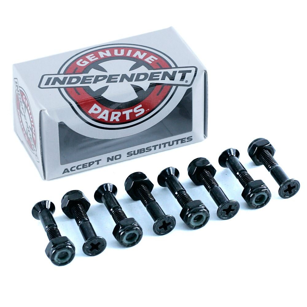 Independent Screws Cross 196082 1 inch, black, OS