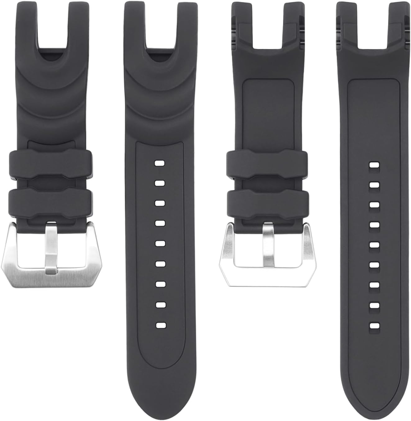 26mm Watch Band Compatible with Invicta, Soft Silicone Rubber Replacement Wrist Strap for Invicta Reserve Collection Venom Watch Straps