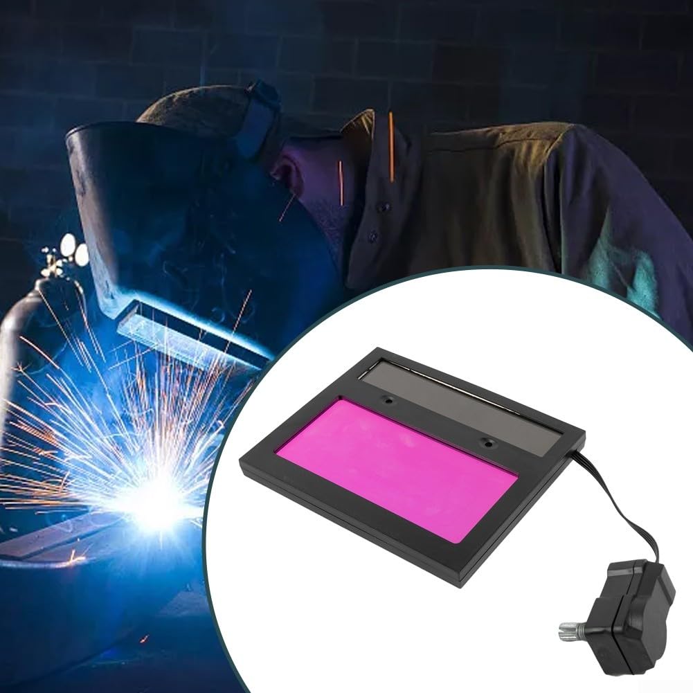 ZWYUOY Schweißhelm Objektiv WS1000A - Automatische Verdunkelung Für Schweißarbeiten