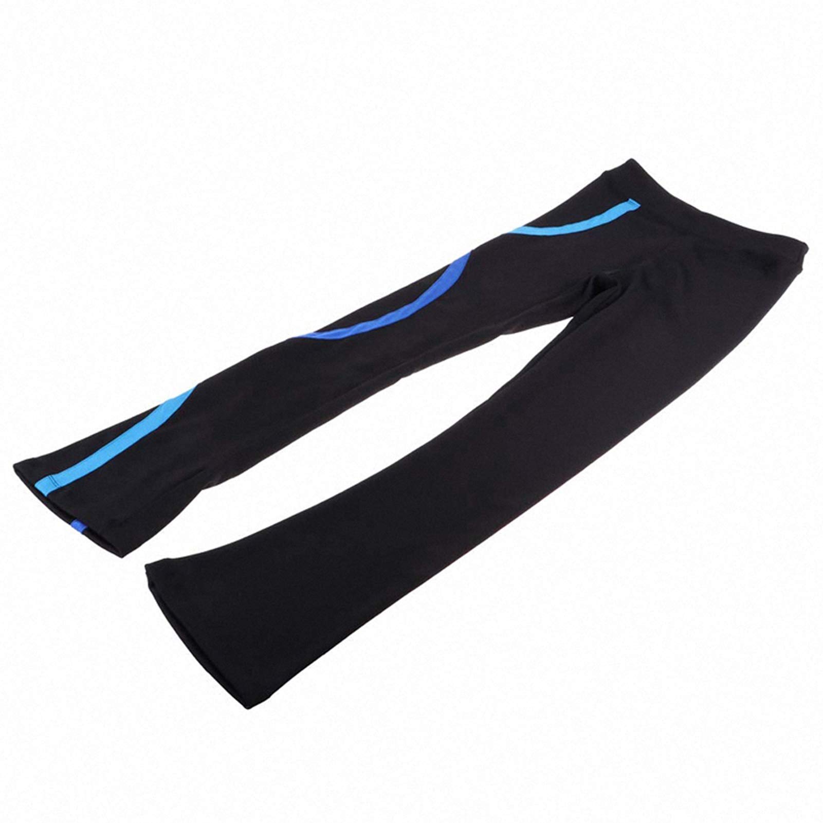 Pantalones de Patinaje Artístico Pantalones De Patinaje Artístico For Niños Al Aire Libre, Mallas De Alta Elasticidad, Competición De Entrenamiento, Mallas De Patinaje Cálidas A Prueba De Viento (Col