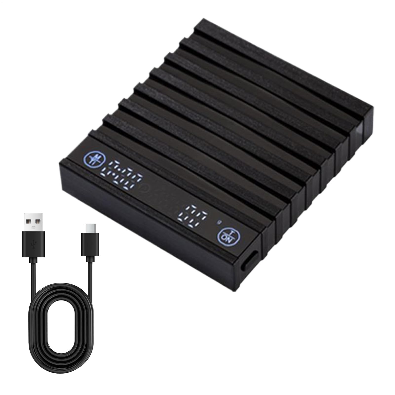 Coffee Scale with Timer,2kg/0.1g Precision Small Measuring Tool - LED Display Kitchen Coffee Scales | for Food Powder Baking Cooking Brewing Camping Bar Home Office Travel