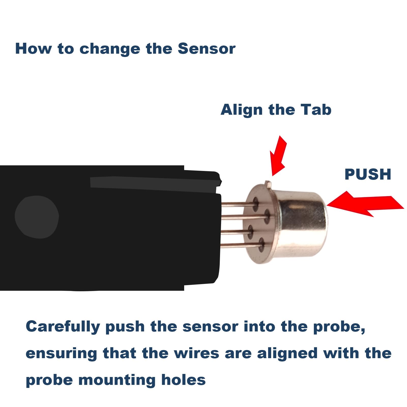 Sensor de gas mate mejorado 706-700-G1 compatible con detector de fugas de gas