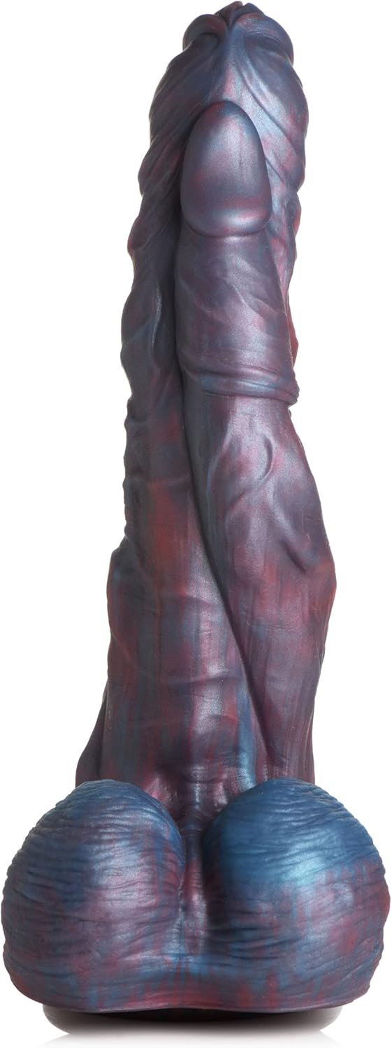 CREATURE COCKS Hydra Sea Monster Fantasy Roleplay Made with Premium Silicone Dildo for Men Women & Couples, Firm Flexible Soft Surface with Strong Suction Base, 1 Piece - Purple