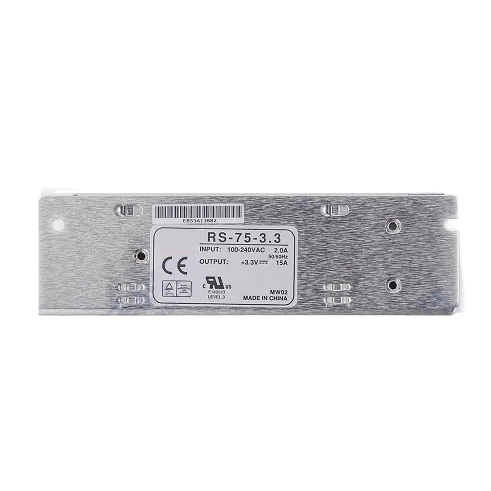 LEOTNNDQ RS-75-3.3 49.5W Single Output Switching Power Supply RS-75 3.3V 15A