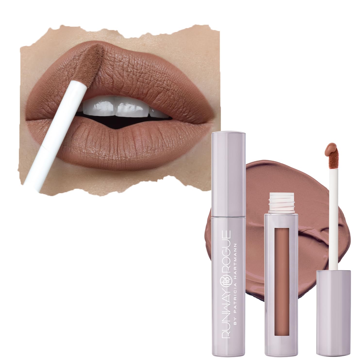 Amazon.com : Runway Rogue Velvet Glam Liquid Lipstick, Almost