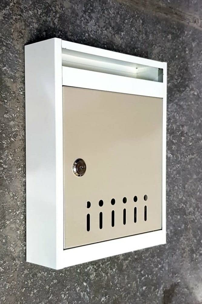 Metal Wall Mount Letter Box Mail Box/Outdoor Mailboxes with Key Lock Amazon.in Home Improvement