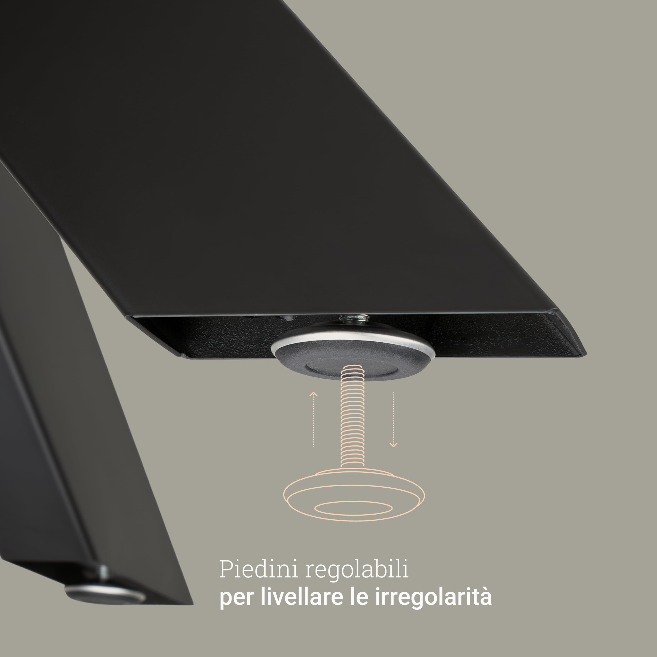 Natural Goods Berlin 1x Gambe per Tavolo SPIDER | Gambe Tavolo in Metallo Nero | Montaggio Semplice | Piedi per Mobili, come Tavolino, Scrivania e Tavoli da Pranzo | Piedi per Tavolo 71x68x120cm