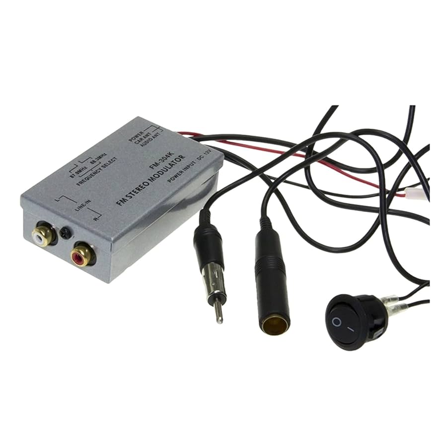 Amazon.co.jp: QiQi shop ユニバーサルFMモジュレーターステレオ