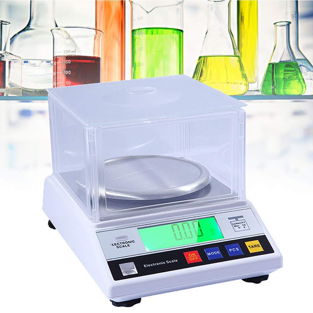 Balance De Cuisine 300G/600G/1000G/2000G X 0 01 G Balance Analytique De Laboratoire Numérique De Haute Précision Balance D'Affichage LCD Balance De Laboratoire Électroniq,2000g/0.01g