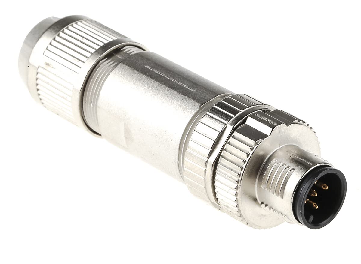 Phoenix Contact 1424658 Sensor/Actuator Connector, Unassembled M12 Plug, Straight Number of Poles