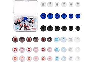 48 Pieces Earbud Replacements Tips: Finest Aural Experience Guaranteed