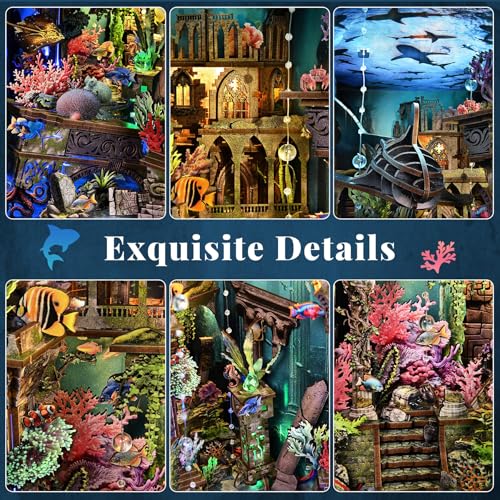 fifijoy Lost City of Atlantis Book Nook Kit thumbnail 3