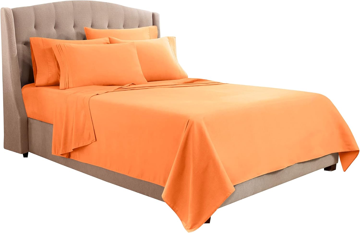 Clara Clark Queen Sheets, 6 Piece Set Hotel Luxury Sheets