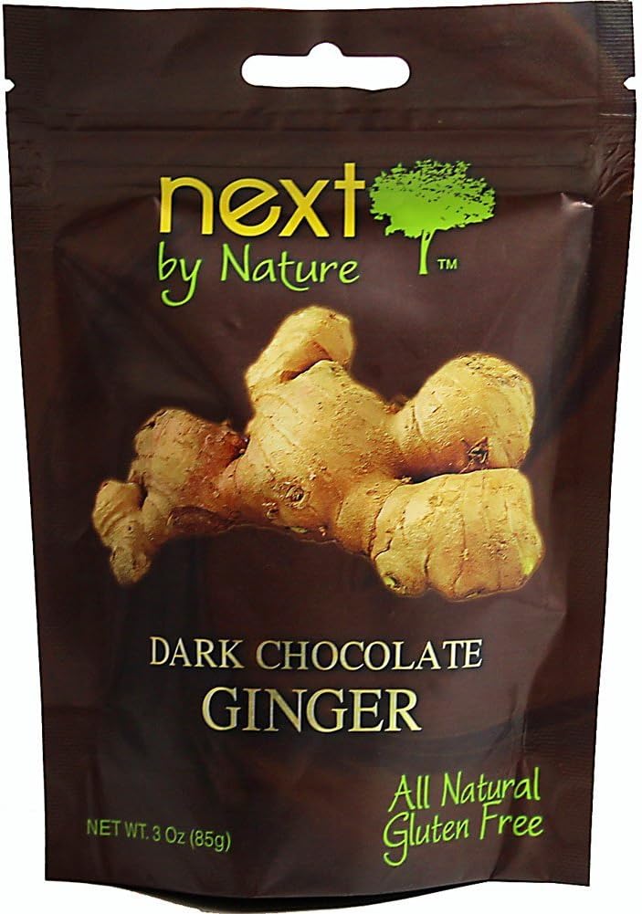 Next by Nature Dark Chocolate Ginger-3 oz Bag