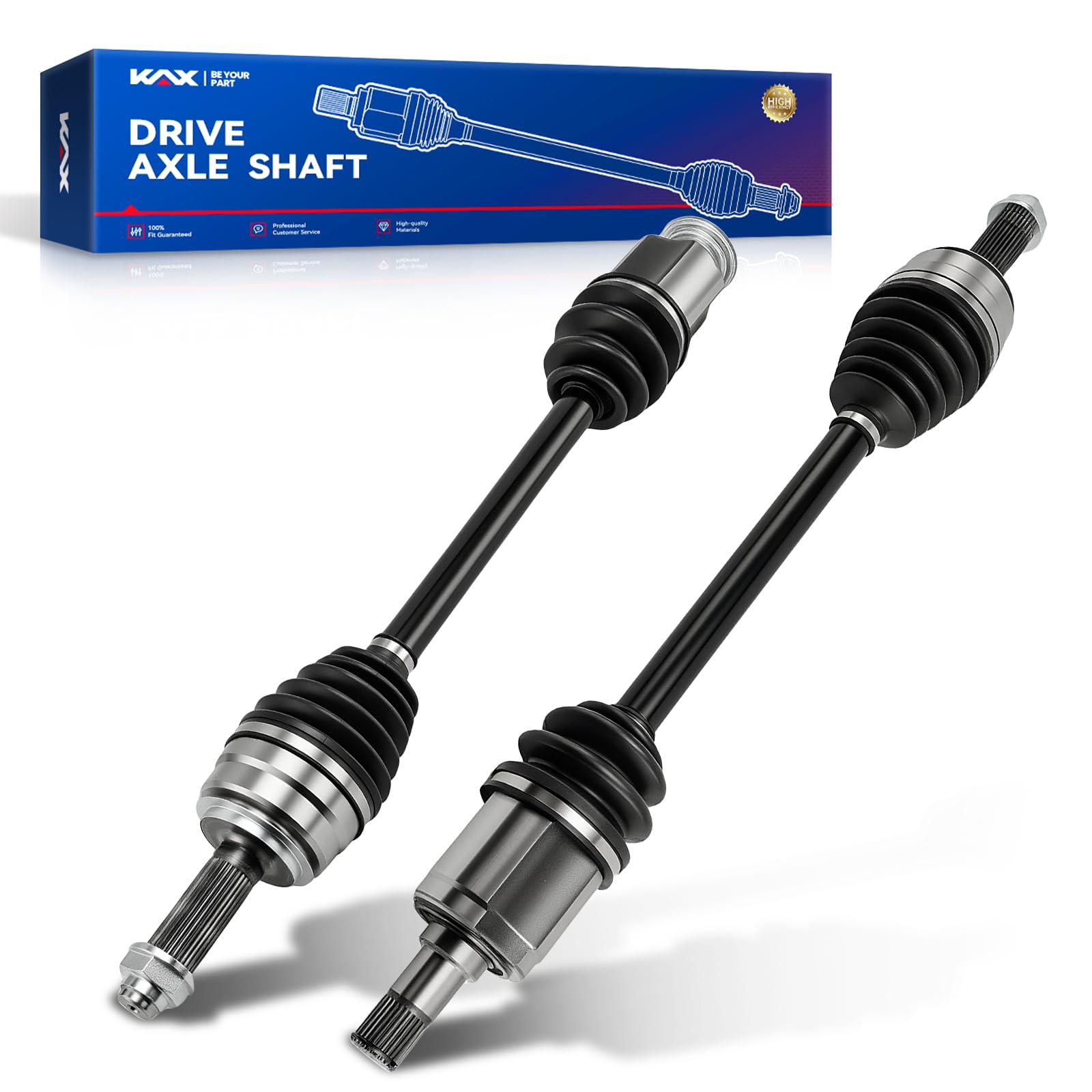 KAX Set of 2 Front CV Axle Shaft Assembly 66-4261 66-4262