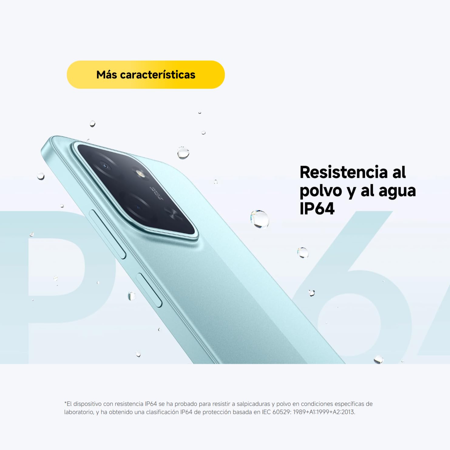XIAOMI POCO C85 Smartphone de 6+128GB Negro Batería de 6000 mAh | Cámara Dual de 50MP con AI, Pantalla inmersiva de 6,9”, Potente procesador Octa-Core, Carga rápida de 33W