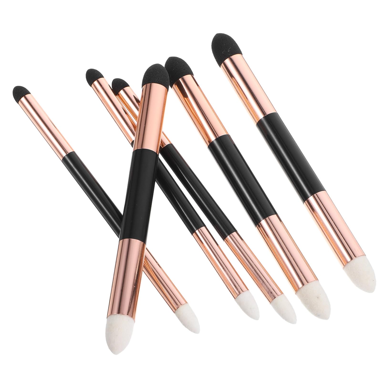 KALLORY Drawing Tools 6pc Art Sponge Brush Set Double-Headed Wiper Blenders Blending Sticks Sketch Drawing Tools Erasers